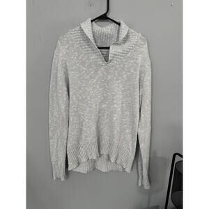 Sag Harbor Shawl Neck Pullover Sweater Women's Size XL w/ Metallic Details
